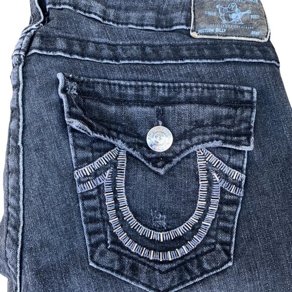 VINTAGE True Religion Jeans Size 32 Gem Stone Billy - Picture 4 of 6
